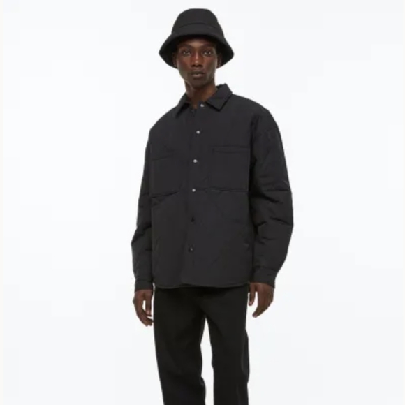 ✨Brand new H&M Men's relaxed fit Quilted Jacket✨ - Small - Picture 4 of 5